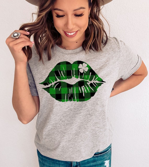 St Patricks Day Women Lips - St. Patrick's Day Gift T-Shirt St Patricks Day Women Lips - St. Patrick's Day Gift T-Shirt