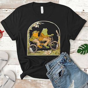 Frog And Toad Shirt | Gift For Book Lover Shirt | Meme Book Series T-Shirt | Cottagecore Gift | Cute Frog Shirt
