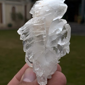 85.4 Gram Faden Quartz Specimen,  Complete Termination Faden Quartz Crystal, Cluster Quartz Crystal, Natural Quartz Mineral Specimen