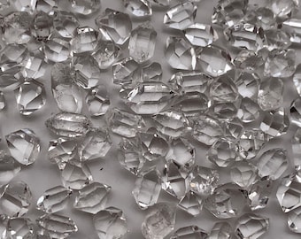 50 Gram Herkimer Diamond Quartz Crystals: AAA Quality (5-7mm)