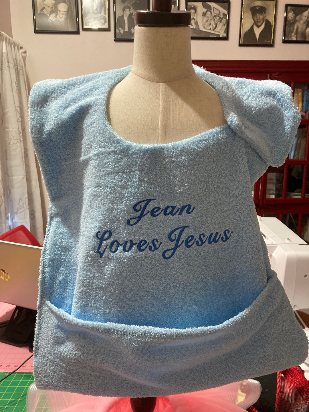 Bibs Adult Bib Nursing Home Elderly Senior Citizen Etsy