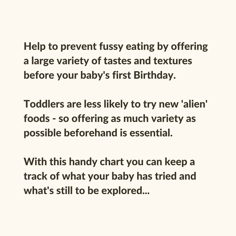 Babys First 100 Foods Chart Baby led Weaning First Foods Checklist Baby Led Weaning Food Chart Babys First 100 Foods Chart Baby led Weaning First Foods Checklist Baby Led Weaning Food Chart