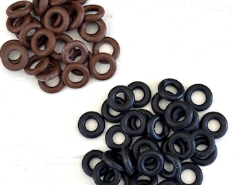 7.25 mm Gummi O-Ringe, Kleine Gummiringe, Gummi-Spacer, Armbandringe, Flexible Ringe, Gummi-Spacer, Maschenmarkierer