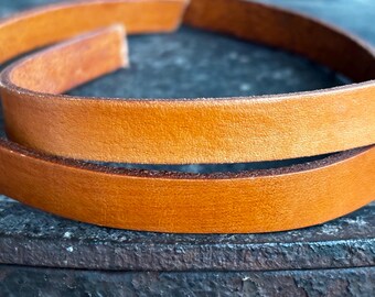Cordão de couro plano de 10 mm da melhor qualidade - Laranja vintage, peças pré-cortadas, pulseiras de couro femininas, suprimentos para fabricação de joias, couro para pulseiras