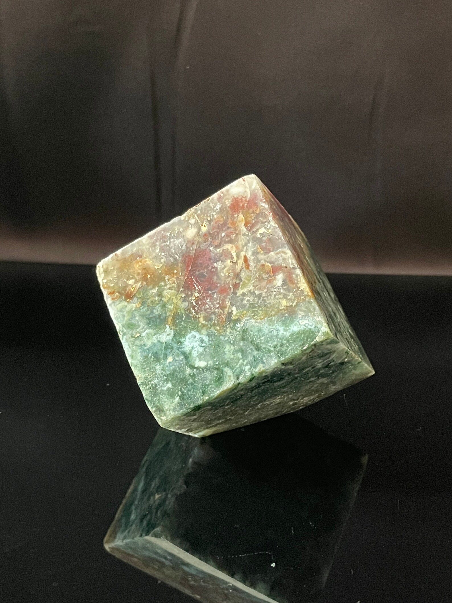 Large Ocean Jasper Cube 50.7 mm Etsy