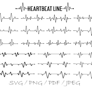 Heart Beat SVG bundel, harten Svg, Valentijnsdag, beat Svg, Heartbeat Clipart, gezondheidszorg, Valentijn, hart PNG, hart clipart, hart set