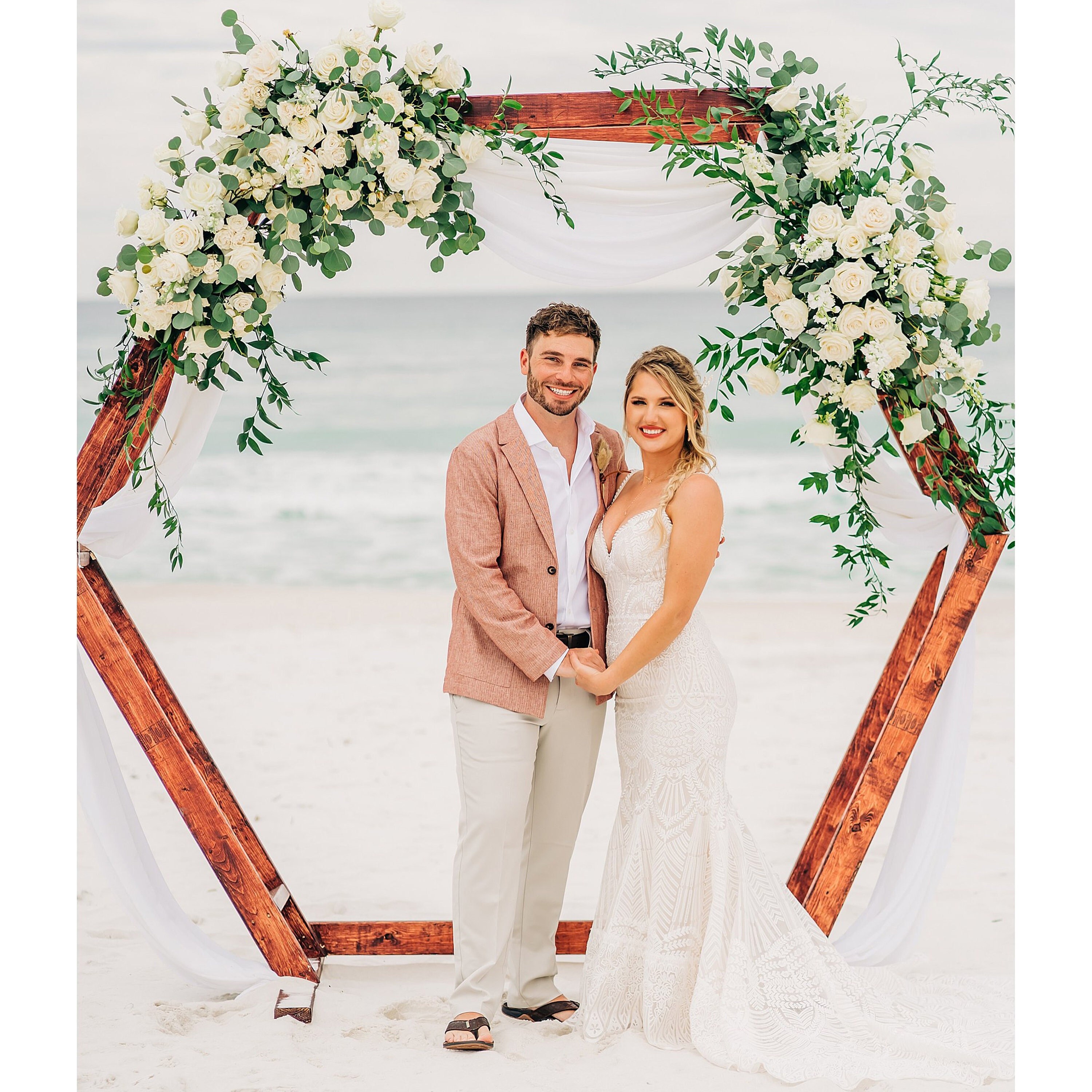 Heptagon Wedding Arbor DIY Plans PDF / Geometric Arch Build / Etsy