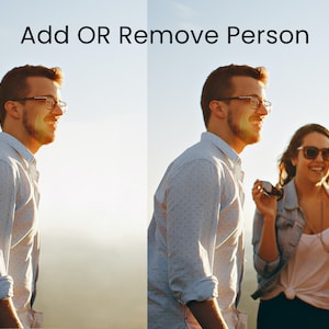 Agregar o quitar persona de la foto, en un día, retoque fotográfico, combinar fotos, manipulación fotográfica, retoque fotográfico, servicio de edición de fotografías, editar