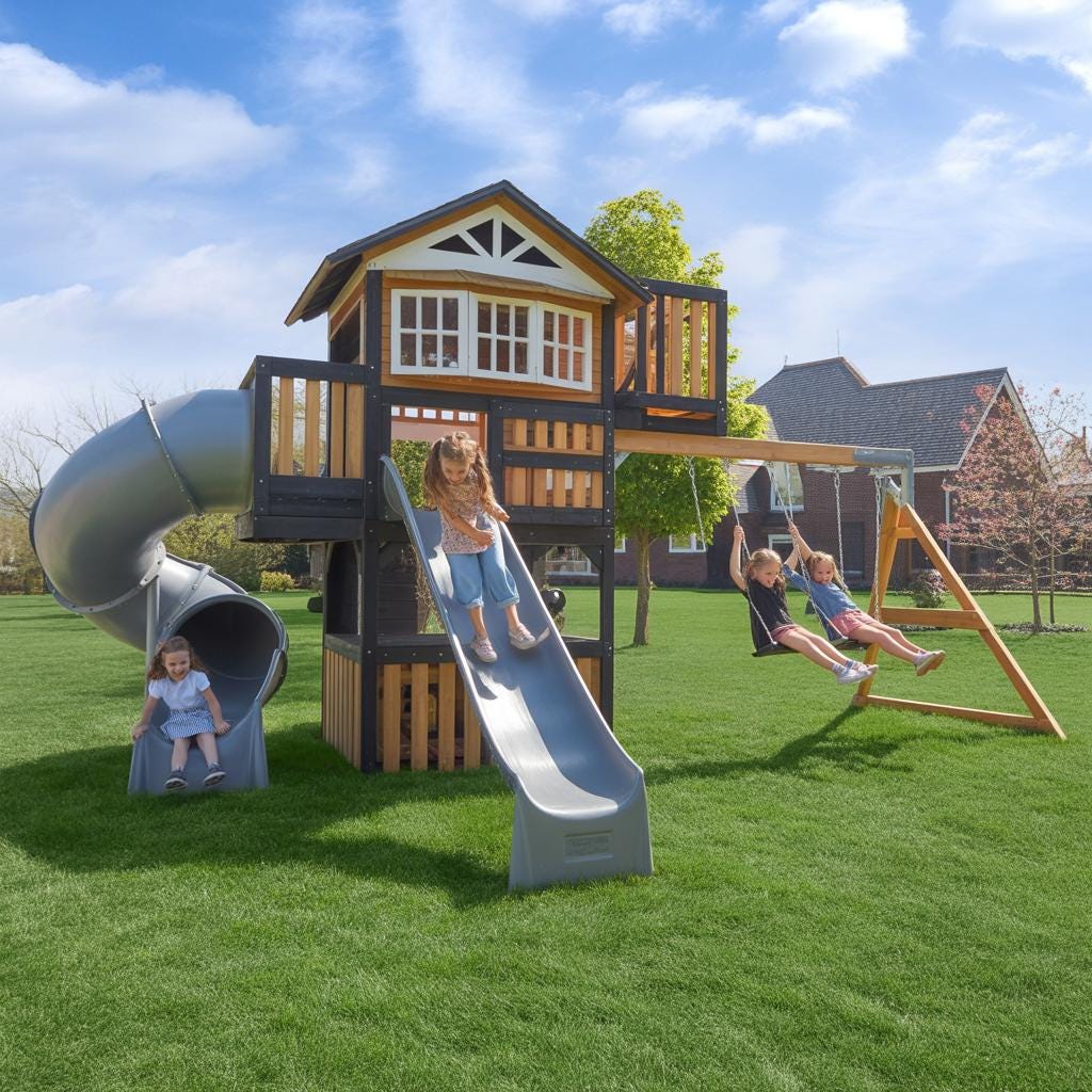 Playground Barn And Silo Playhouse Barn Playhouse Canada