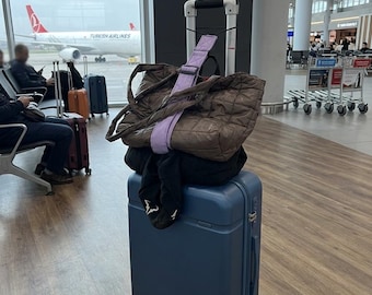 Travel Luggage Strap Carrier – Hands Free  Bag Holder –