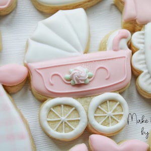 Baby 2-Piece Pink Striped Cookie Set