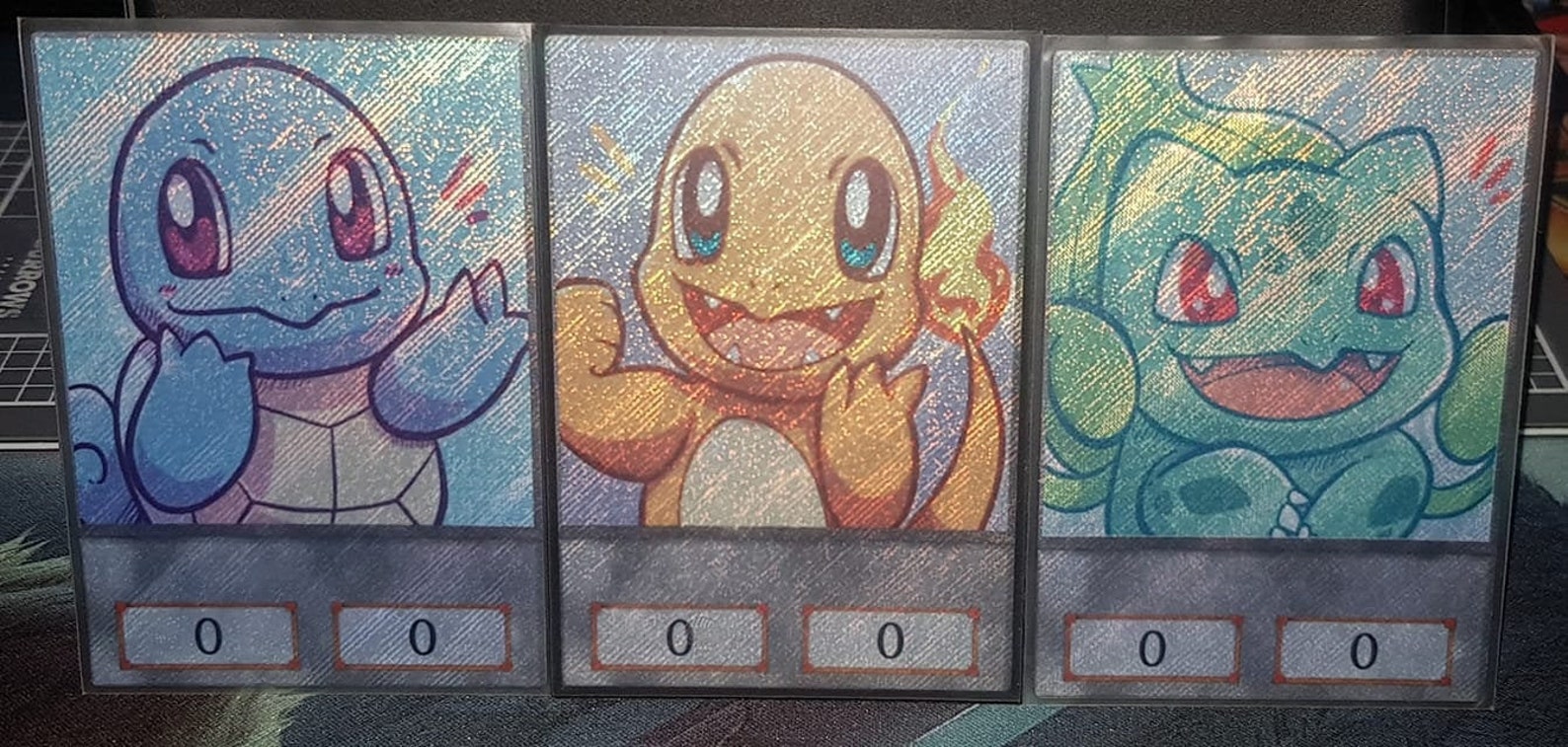 YUGIOH Tcg Pokemon Tokens Gen 1 Etsy