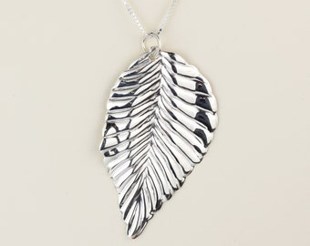 Large Silver Pendant - Etsy UK