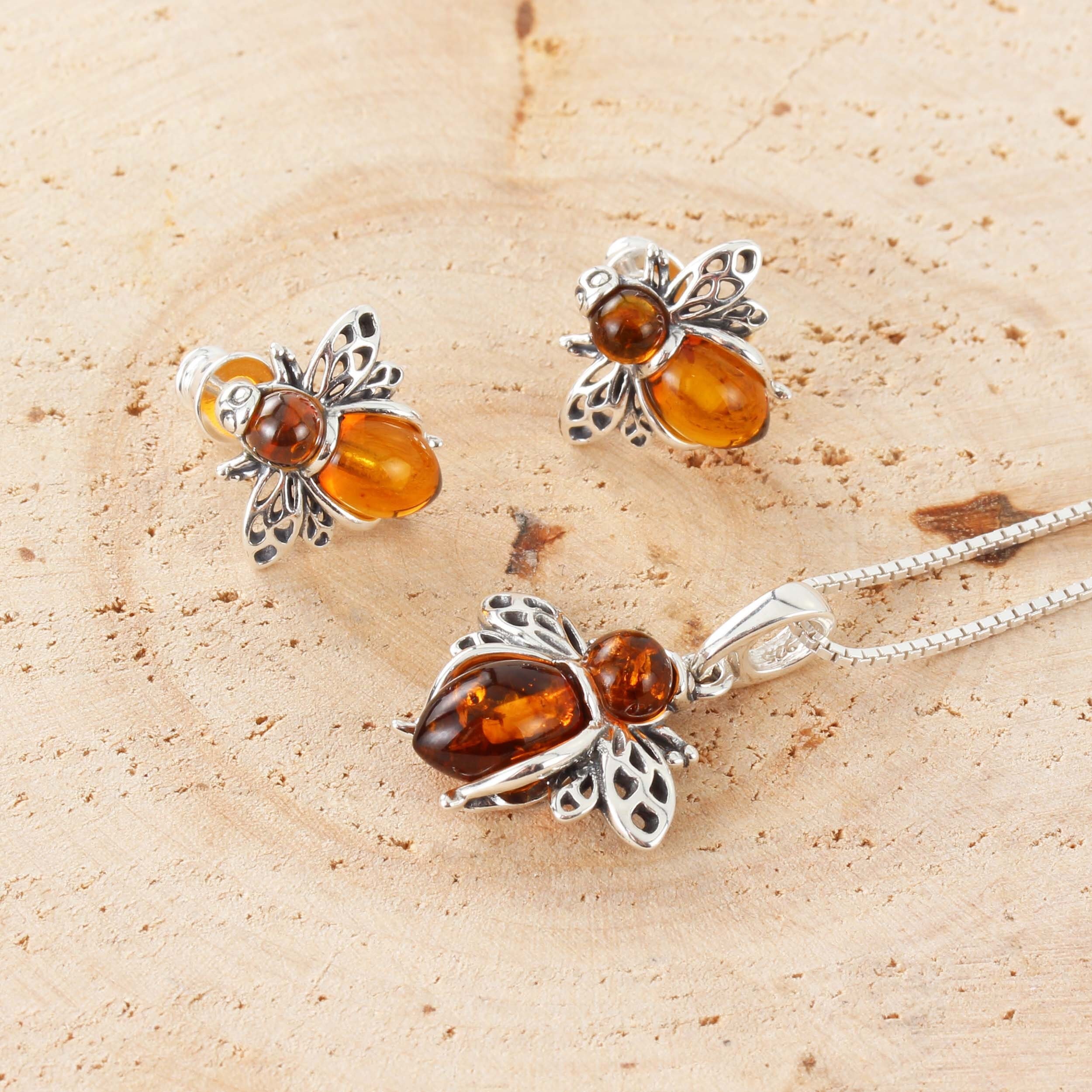Silver Amber Jewelry Etsy Ireland