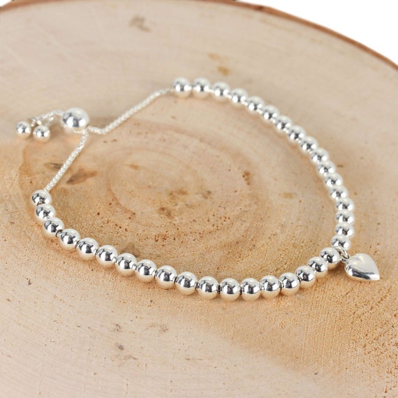 Sterling silver clearance slider bracelet