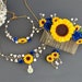 see more listings in the Sunflower Jewelry Sets section