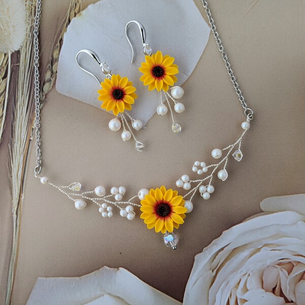 Sunflower Jewelry Etsy