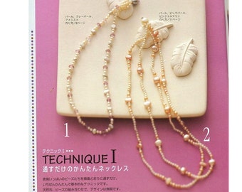 121 BEAD ACCESSORIES JAPANESE Pattern-“New Yourk Style Bead Accessories” by Mika Tsukamoto”-Japanese Craft E-Book #139.Instant Download Pdf