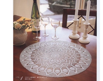 43 CROCHET LACE PATTERN-“Crochet Lace”-Japanese Craft E-Book #217.Two Instant Download Pdf files.