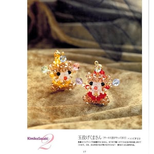 26 CRYSTAL BEADING JAPANESE Pattern-“Cristal Bead Jewerly”by Yimiko Togashi-Japanese Craft E-Book #103.Instant Download Pdf file.