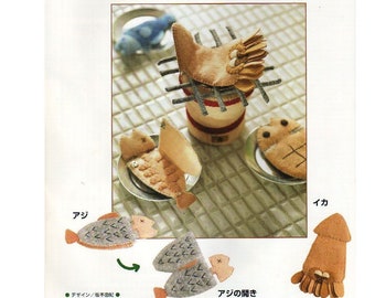 50 FELT SEWING TOY-“Felt Sewing toy”-Japanese Craft E-Book #185.Two Instant Download Pdf files.