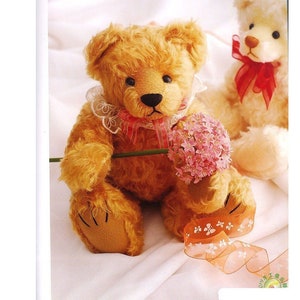 26 NÄHEN TEDDYBÄR Muster-“Handmade Teddy Bear”-Japanisches Handwerk E-Book #251.Instant Download Pdf-Datei.