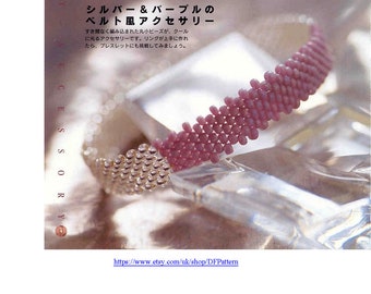 OVER 30 BEADS JEWELRY Pattern-“Sweet Beads Collection”-Japanese Craft E-Book #200.Instant Download Pdf file.Beads ring,bracelet,necklace.