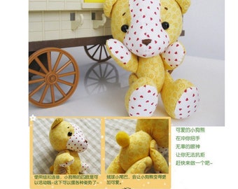 18 SEWING DOLL PATTERN-“Pomelo Handicraft Fun Sewing”-Japanese Craft E-Book #143.Instant Download Pdf file.Sewing Stuffed Toy,Animal.