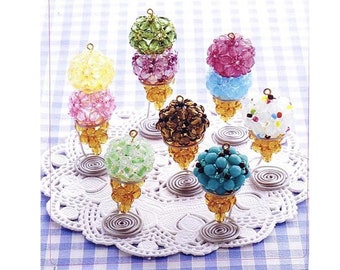 122 BEADSCRAFT DESSERTS PATTERN-“Beadscraft Desserts”-Japanese Craft E-Book #278.Instant Download Pdf file.
