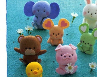 Japanese felt The New Design felt mascot toys-sewing pattern,PDF-file,Instant   Download,E-Book#4