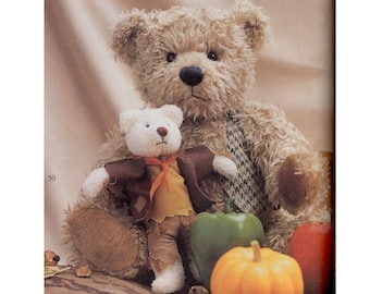 SEWING TEDDY BEAR Pattern-“Teddy Bear”-full complete Japanese Craft E-Book #249.Two Instant Download pdf files.