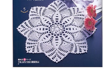 33 HÄKELN-SPITZEN MUSTER-“Lacework Crochet”-Japanisches Handwerk E-Book #268.Instant Download Pdf-Datei.