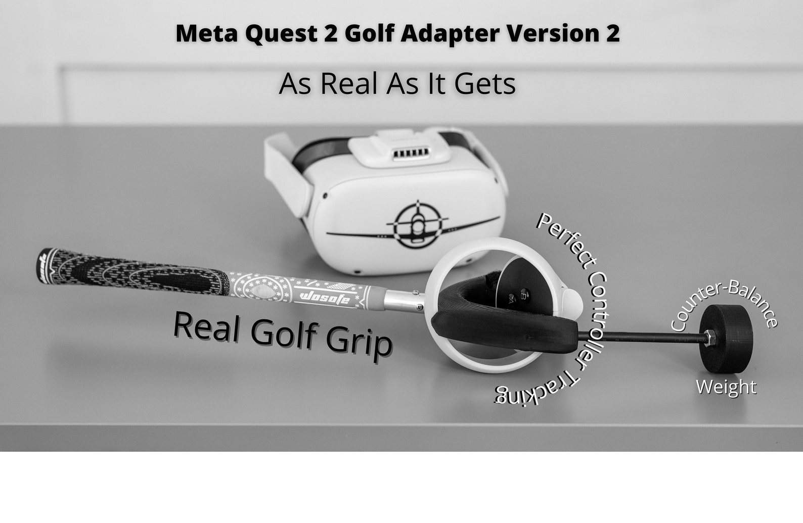 NEW VERSION Meta Quest 2 Golf Club Adapter Etsy