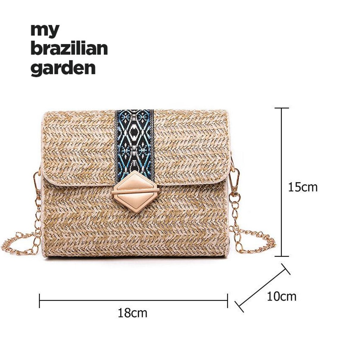 Straw Crossbody Bag / Crossbody Bag / Beach Bags / Handbags Etsy