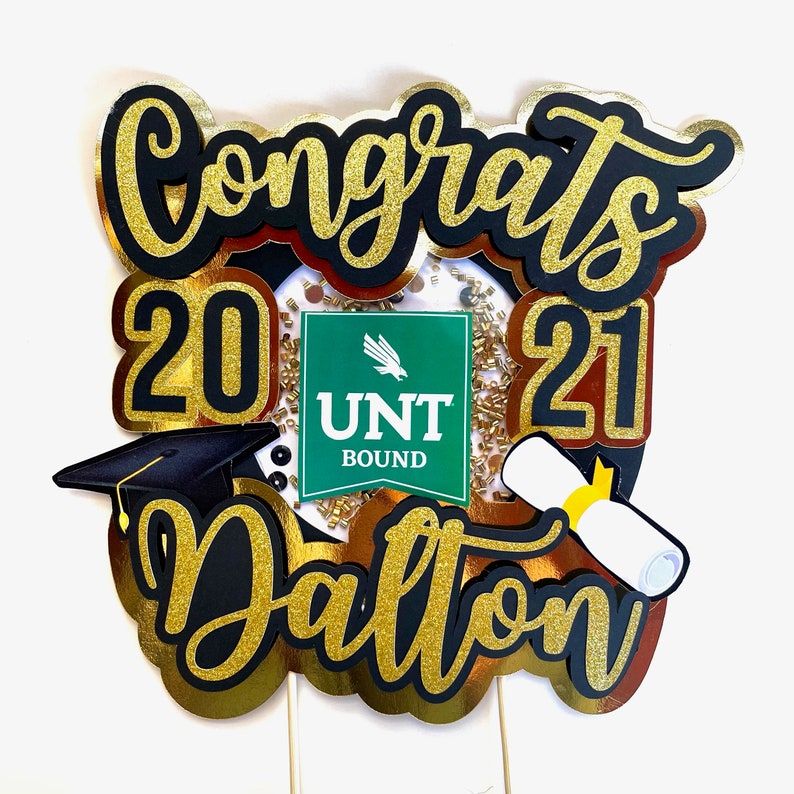 Graduation Cake Topper Customizable - Etsy