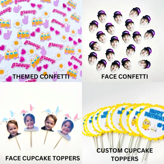 Edible Thomas The Tank Engine Cake Topper – 7.5 Inch Circle, Personalized, Wafer Paper, Birthday