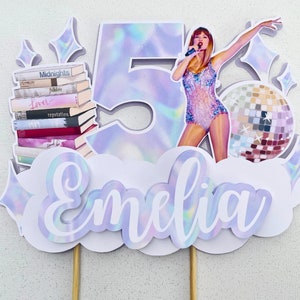 T Swift Birthday Party Decorations, T Swift Cake Topper, Eras Tour Party