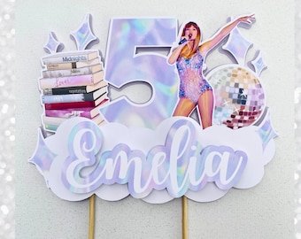 T Swift Birthday Party Decorations, T Swift Cake Topper, Eras Tour Party