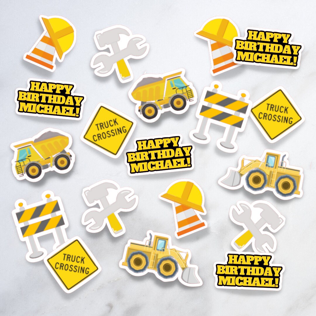 Construction Confetti Construction Birthday Party Construction Table Decoration Construction Decorations Construction Party