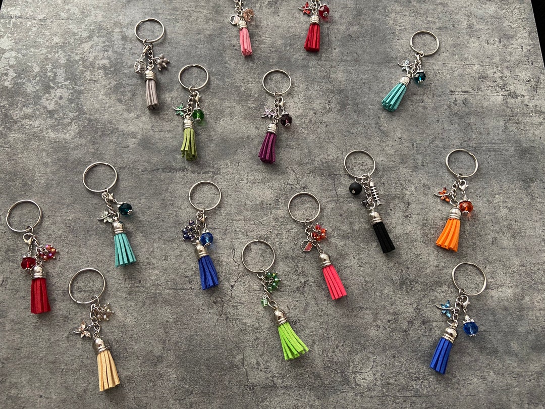 Tassel Keychain, Purse Accessories, Keychain, Backpack Accessories Etsy