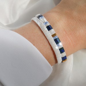 Set of Two Tila Bead Bracelets, Handmade Jewelry for Her, Fashion Jewelry for Everyday Wear