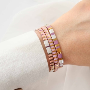 Jasmine Set - Tila beads Bracelets