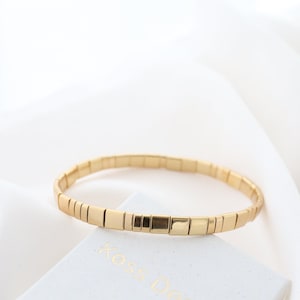 Gold - Tila beads bracelet