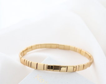 Gold - Tila beads bracelet