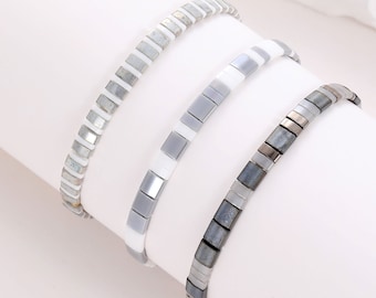 Platinum Set - Pearl Bracelets