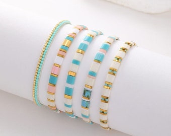 Aurora set - Pearl bracelets