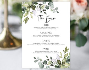 Free Free Wedding Bar Menu Svg 909 SVG PNG EPS DXF File