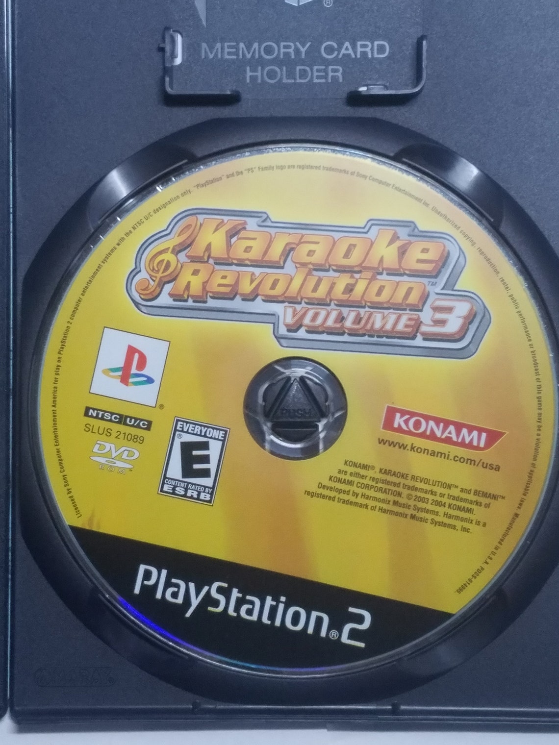 Playstation PS2 Karaoke Revolution 3 Game Black Label Etsy