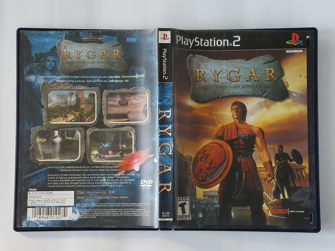 Rygar – PlayStation 2 (PS2) – Version US NTSC – Bon état