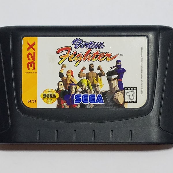 UGLY Virtua Fighter game Sega Genesis (32X) Authentic Cartridge
